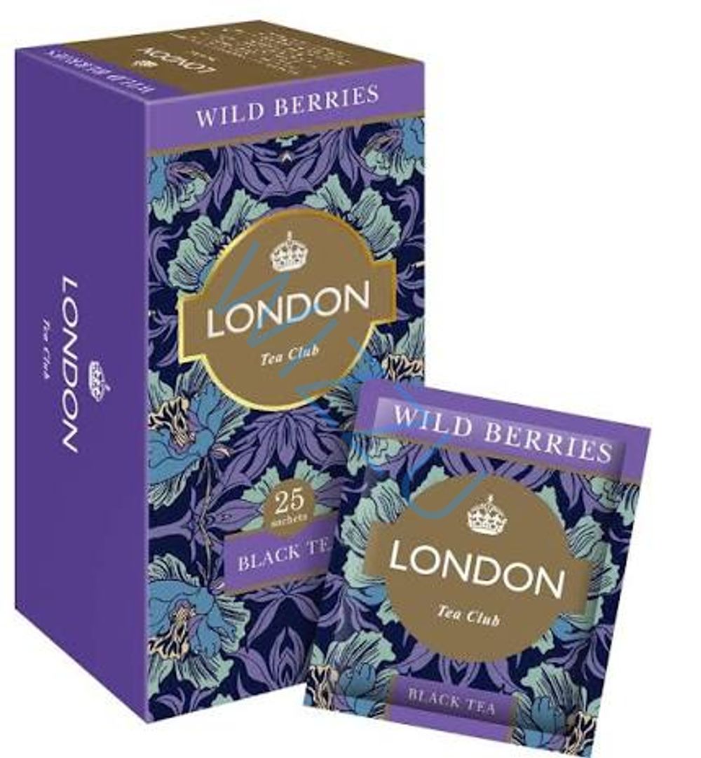 Чай черный Wild Berries London Tea Club 25 кон по 2г*