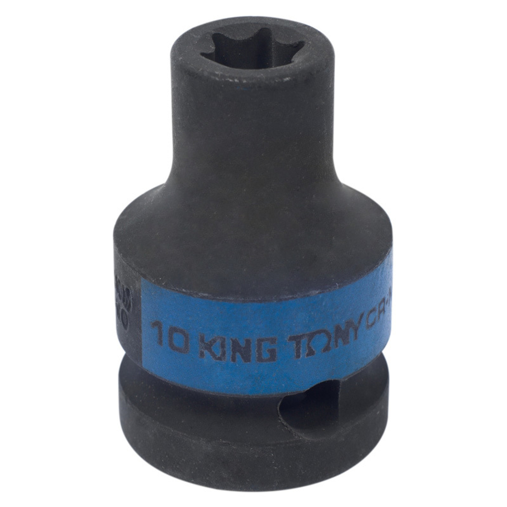 Головка торцевая ударная TORX Е-стандарт 1/2", E10 KING TONY 457510M