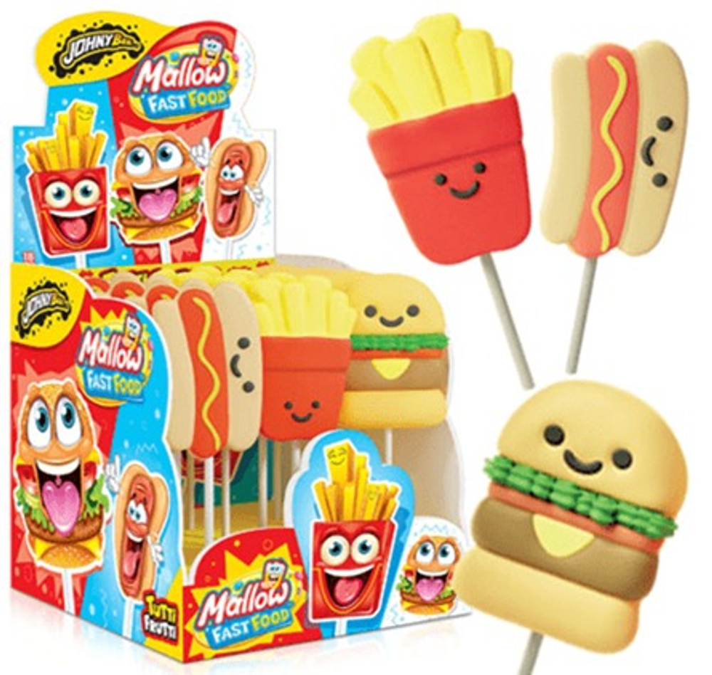 Маршмеллоу Фаст-фуд (Mallow Fast Food)  35гр * 18шт  JOHNY BEE