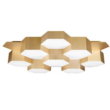 Потолочный светодиодный светильник 750161 золото матовое 3000K 80W Favo Lightstar