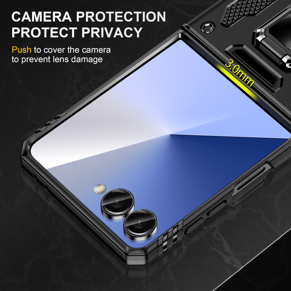 Чехол Safe Case с кольцом и защитой камеры для Samsung Galaxy Z Flip 7