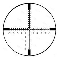 Оптический прицел MAKpro 5-25x56i HD - схема прицельной сетки