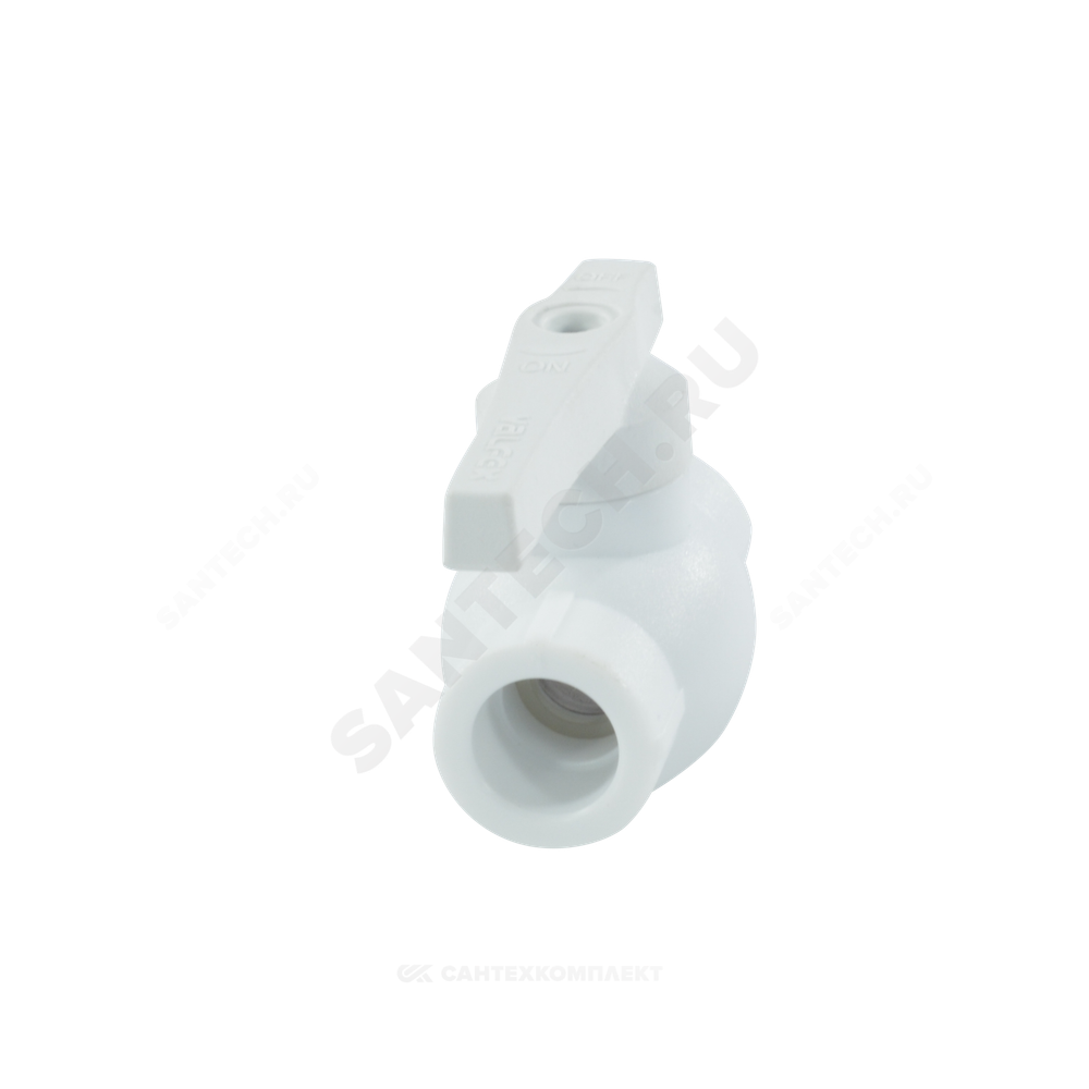 Кран шаровой PP-R белый Дн 50 внутренняя пайка VALFEX 10144050