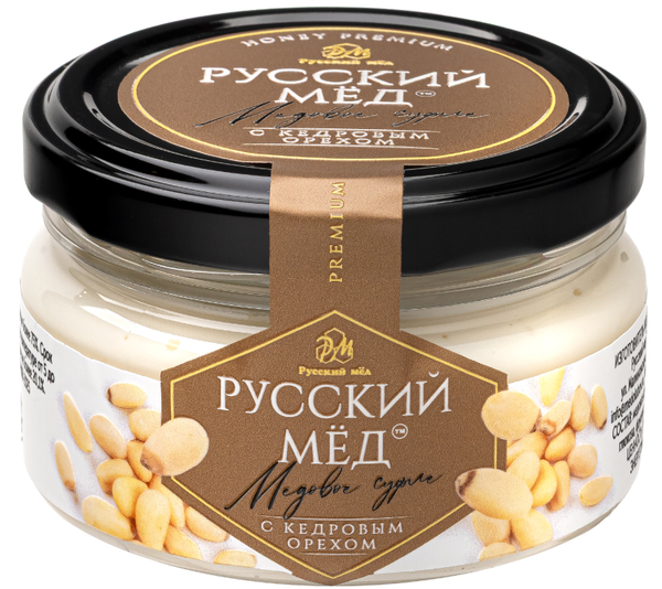 Медовое суфле с кедровым орехом Русский мёд 100 мл