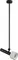 Подвесной светильник Delta 2361-1 BK+WH iLedex