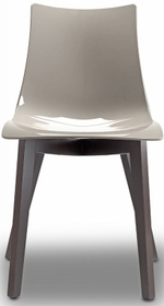Стул пластиковый Scab Design Natural Zebra Antishock, венге, тортора
