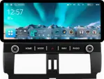 Магнитола для Toyota Land Cruiser Prado 150 2013-2017 - Teyes CC4 монитор 12.3" 2K QLED + рамка LUX 2, Android 14, Быстрейшая, Snapdragon 680, DSP, CarPlay, 4G SIM-слот