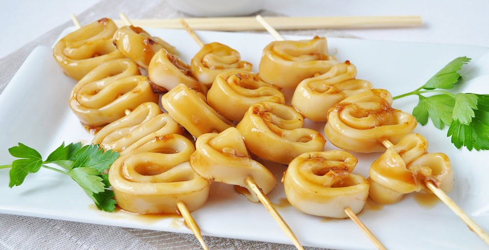 Кольца кальмара рецепт