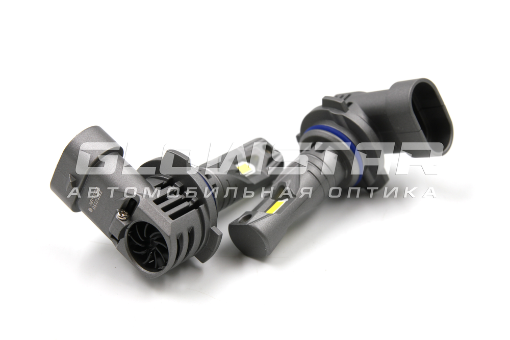 Cветодиодные лампы HIR2 (9012) Sariti E4S с вентилятором, 12V, 25W, 5500K (комплект, 2шт)