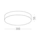 Светильник накладной LED 36W 3000K