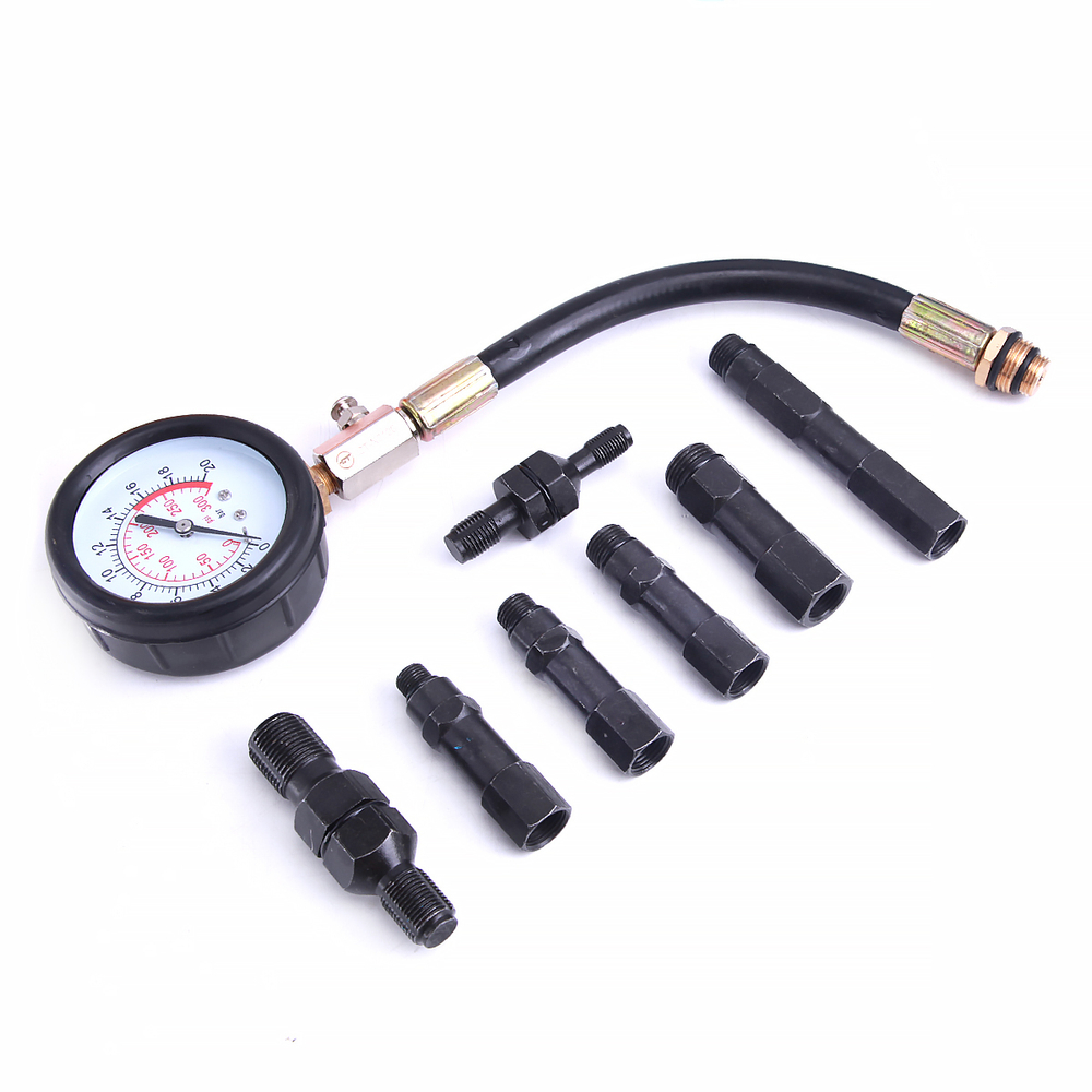 Компрессометр бензиновый с адаптерами Car-Tool CT-N0126