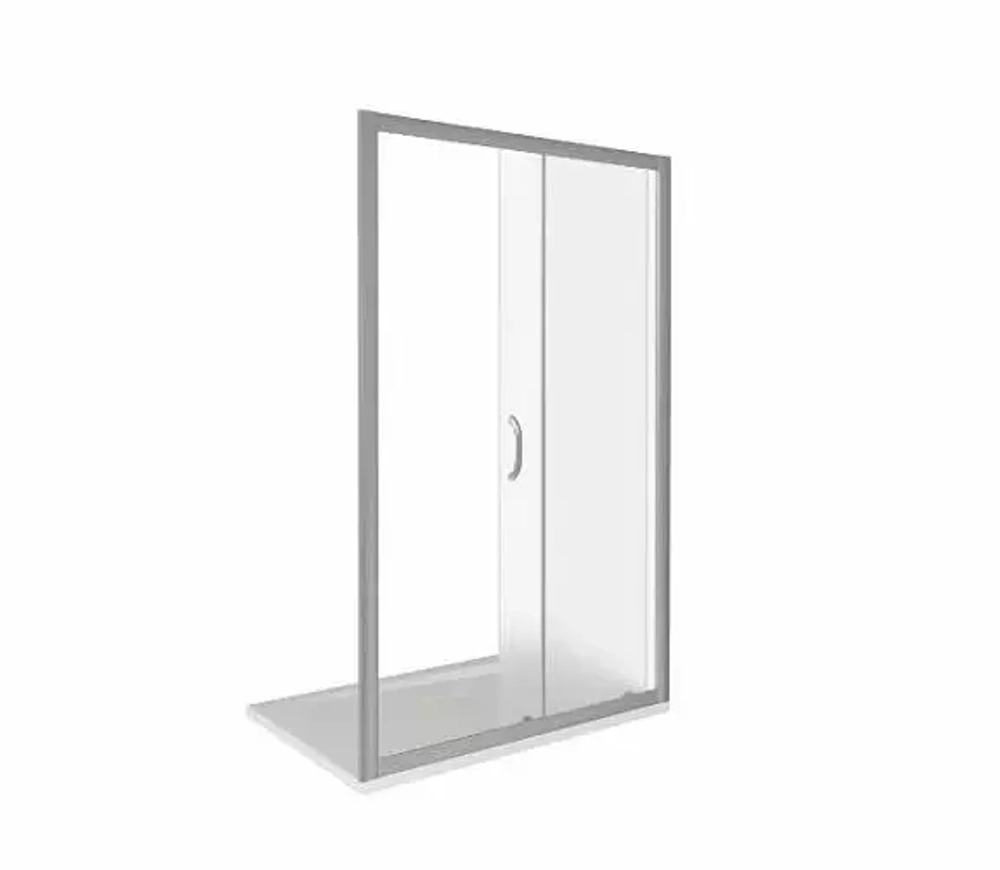 Душевая дверь в нишу Bas Infinity WTW-130-G-CH 130*185 с поддоном 3см