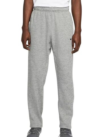 Мужские теннисные штаны Nike Therma-FIT Open Hem Fitness - dark grey heather/particle grey/black