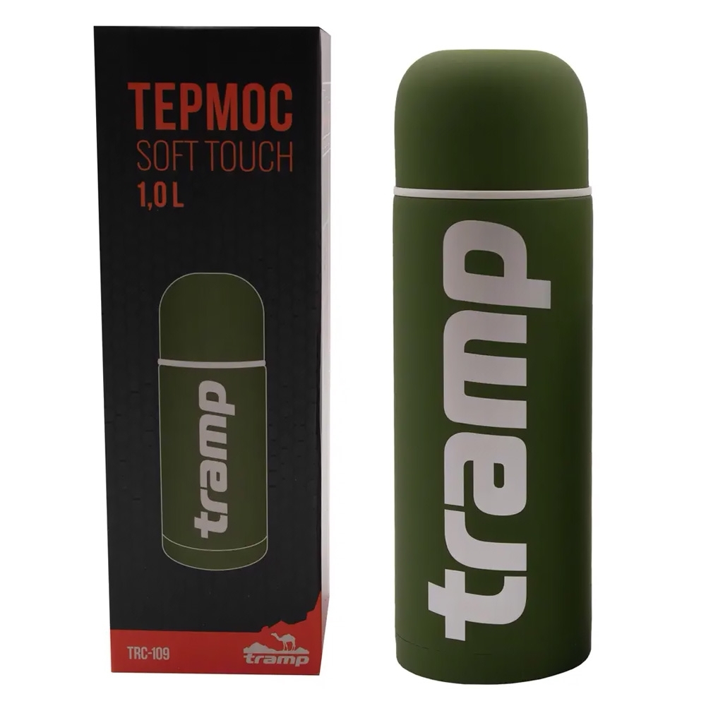 Tramp Термос Soft Touch 1 л, TRC-109, хаки