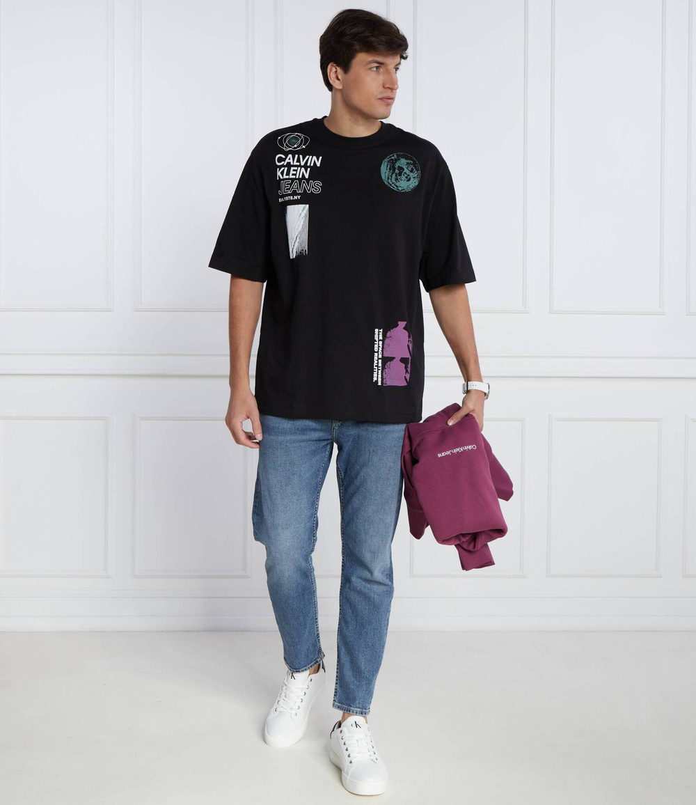 Футболка CALVIN KLEIN JEANS - черный(J30J324011)