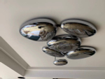 Ceiling design lamp Skydro by Artemide (6 lampshades)