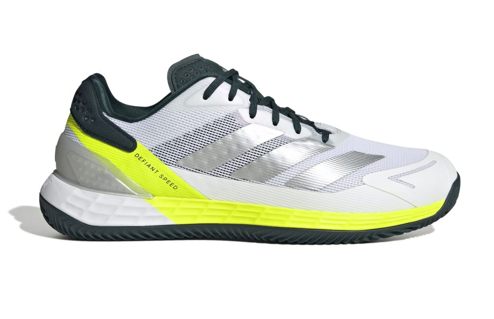 Теннисные кроссовки Adidas Defiant Speed 2 M Clay - white/grey/lime