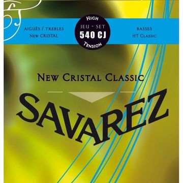 Струны для классической гитары, сильное натяж, посеребр, Savarez 540CJ New Cristal Classic