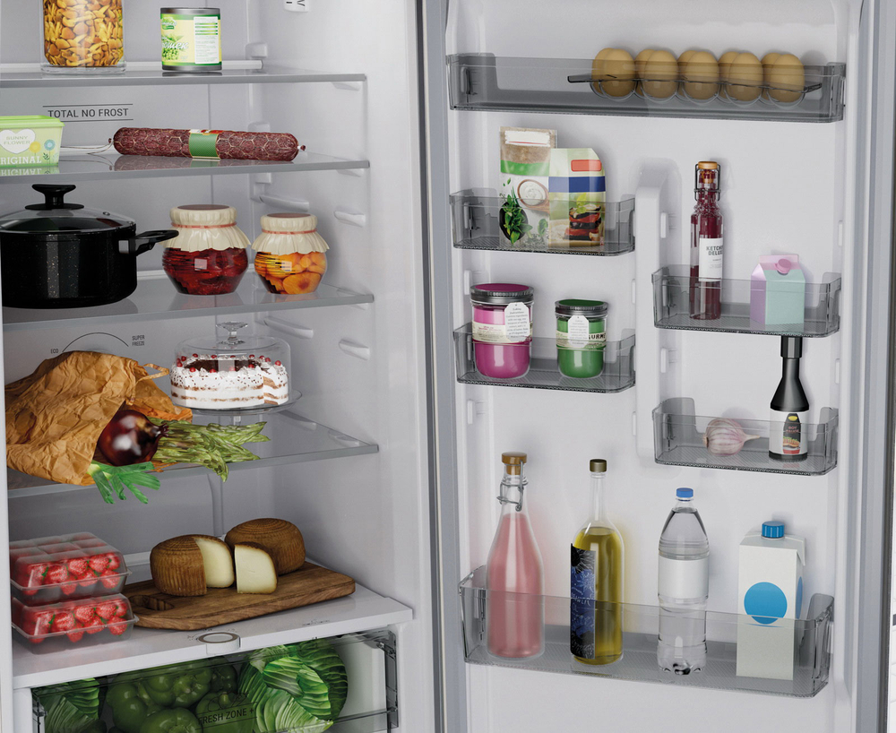 Двухкамерный холодильник Hotpoint HT 6200 MX нержавеющая сталь