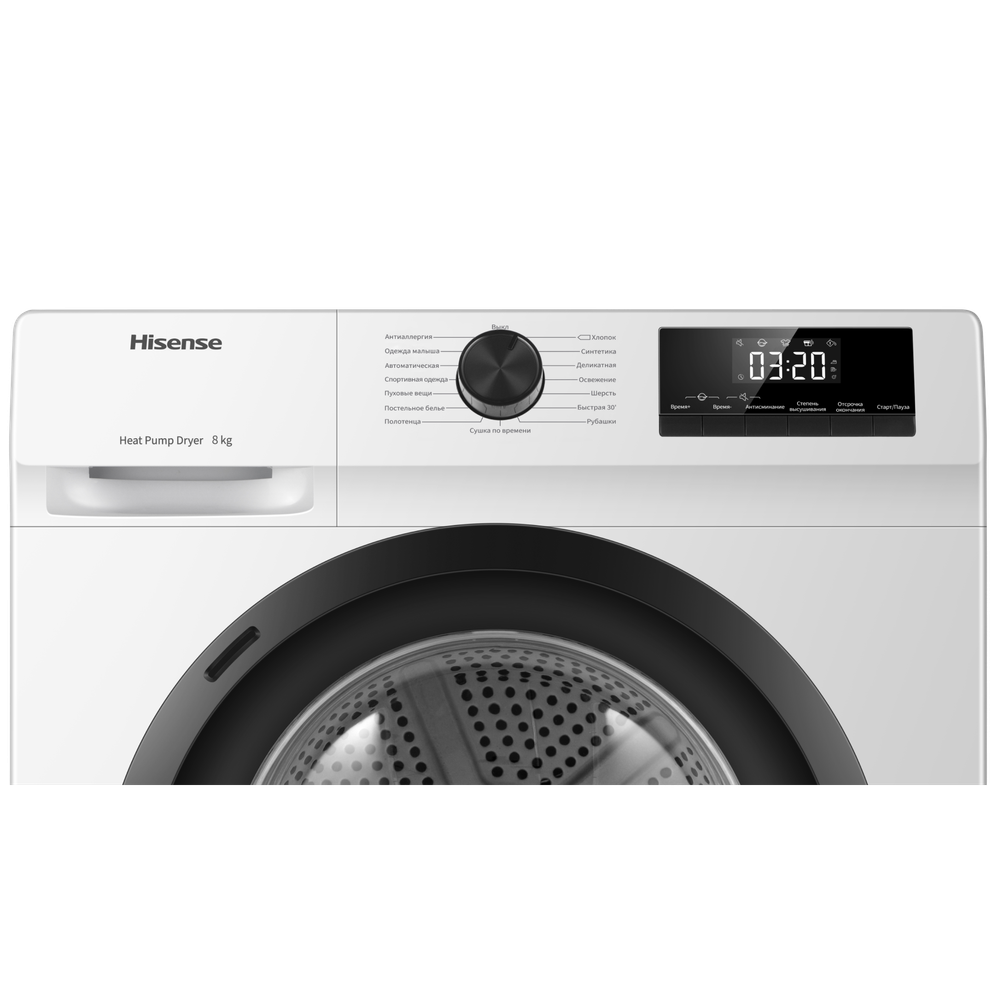 Сушильная машина Hisense DHQE800BW2