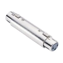 Adam Hall 7860 - адаптер XLR (F) - XLR (F), серебристый