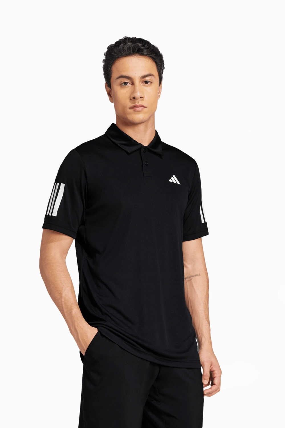 Футболка adidas Club Tennis 3-Stripes Polo - черный