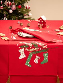 Салфетка под приборы Winter wishes из коллекции New Year Essential, 33х48 см