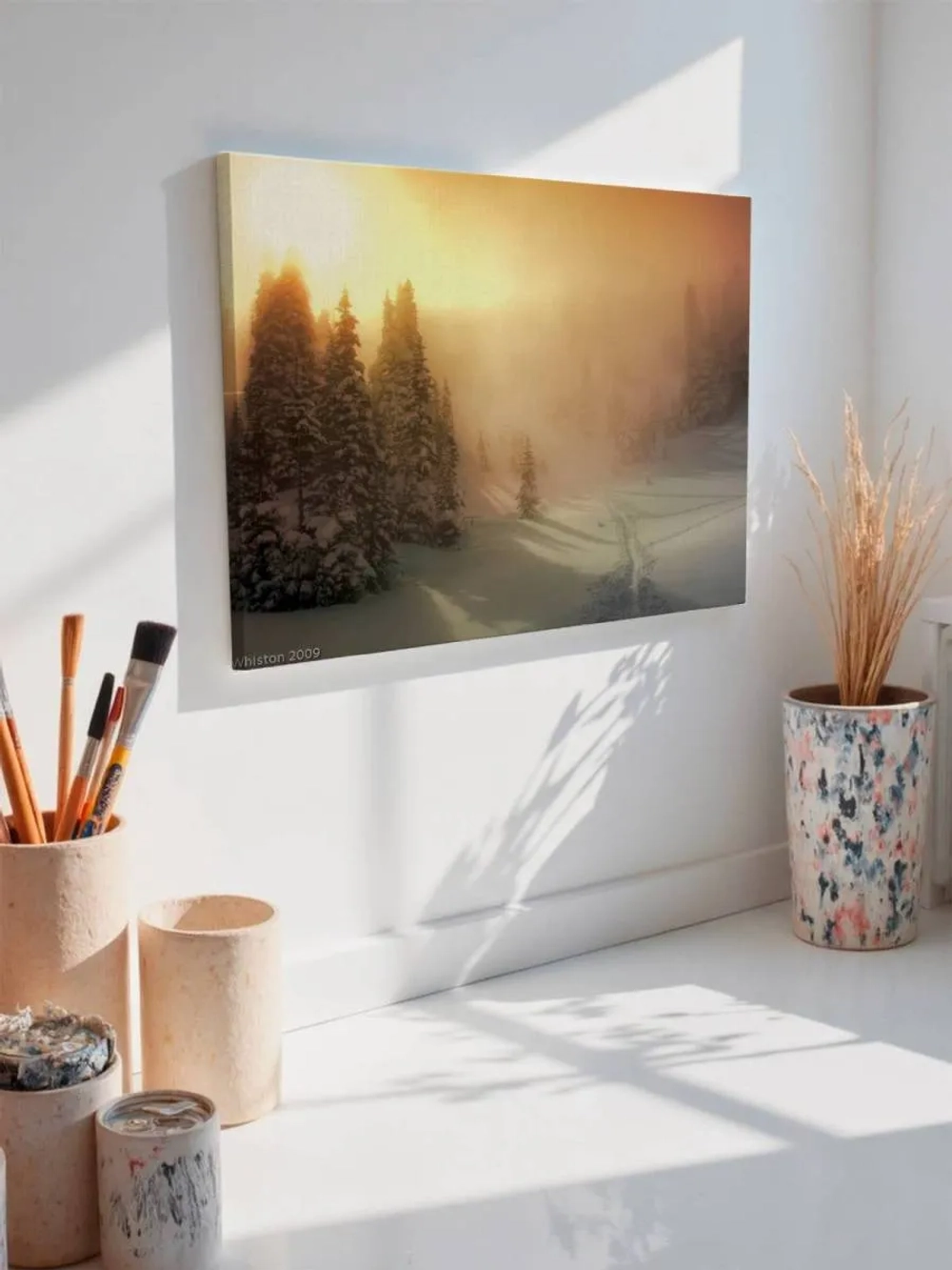 Картина на стену 40 X 50 Зимний пейзаж