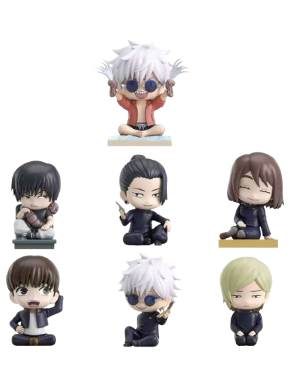 Рандомная фигурка Blind Box Jujutsu Kaisen PVC Mini Figures Season 2 Sitting Series