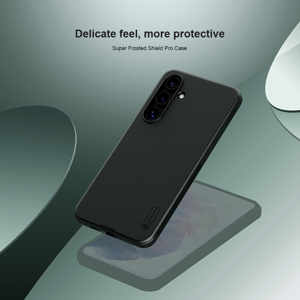 Усиленный двухкомпонентный чехол от Nillkin для Samsung Galaxy S24 FE, серия Super Frosted Shield Pro