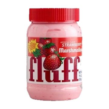 Кремовое маршмеллоу Marshmallow Fluff с клубничным вкусом, 213гр (США)