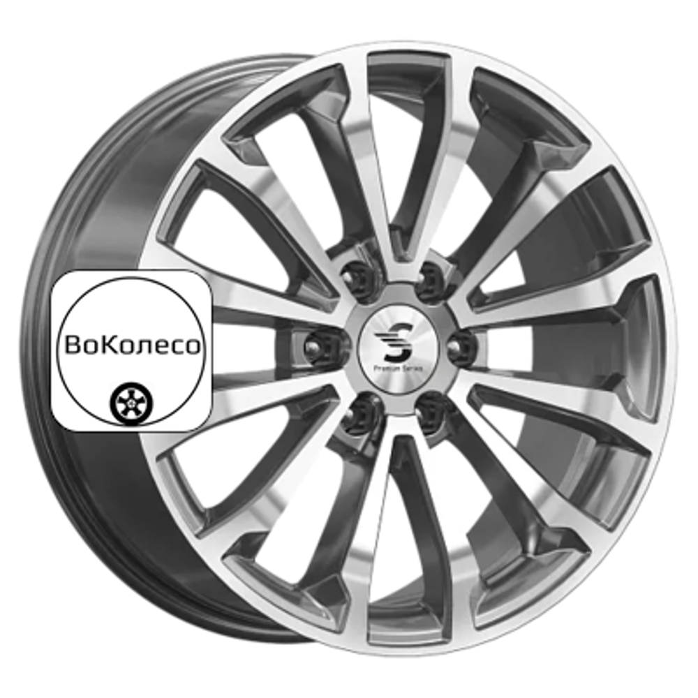 8,5x20/6x139,7 ET30 D77,9 КР006 (Patrol) Diamond Gloss Graphite (78876) Premium Series