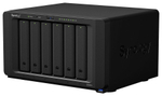 Сетевое хранилище Synology DS1621+ черный