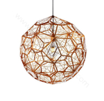 Pendant design lamp  Etch Web by Tom Dixon (Bronze)