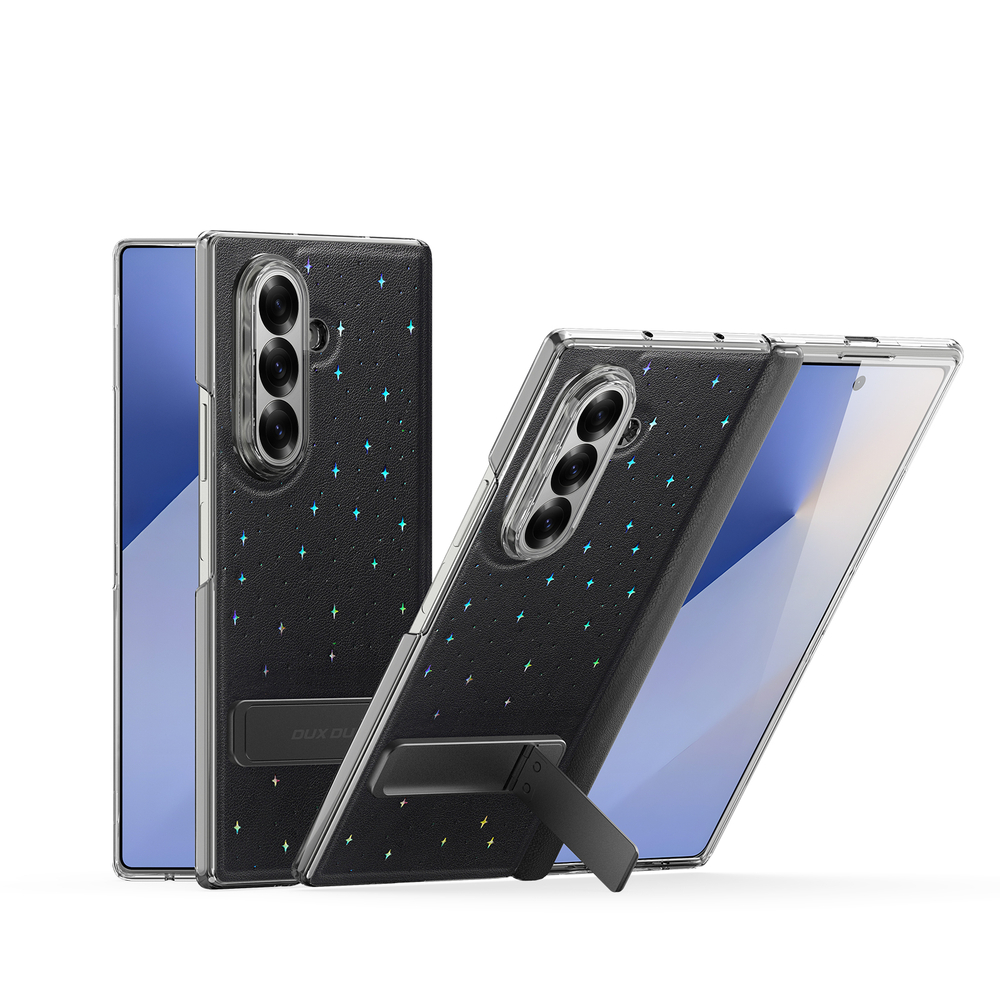 Чехол из искусственной кожи от Dux Ducis для Samsung Galaxy Z Fold 7, серия Stex Series Case