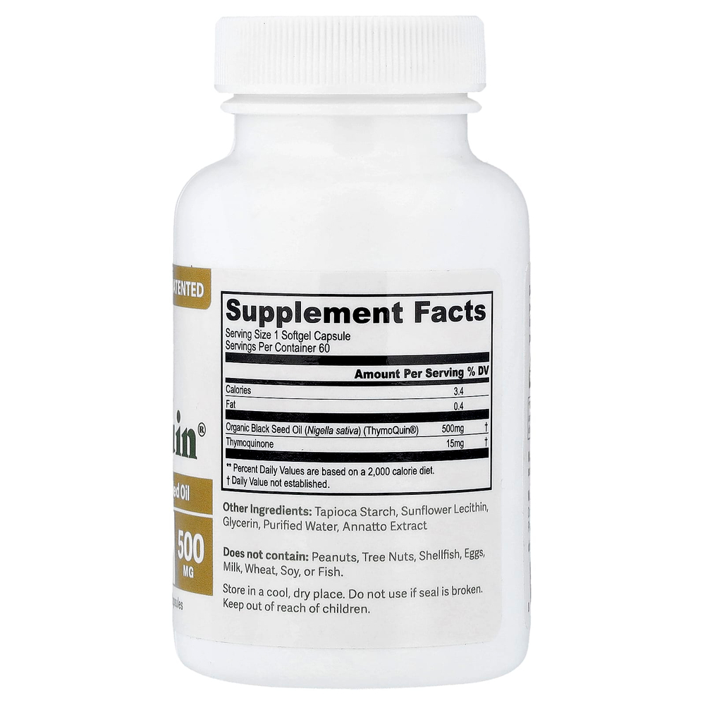 Dr. Murray's, ThymoQuin®, 500 мг, 60 мягких гелевых капсул