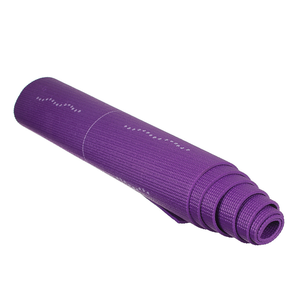 SILAPRO Коврик для йоги и фитнеса 61х173х0,4см, ПВХ, 4 цвета (Шт)