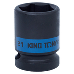 KING TONY (453521M) Головка торцевая ударная шестигранная 1/2", 21 мм