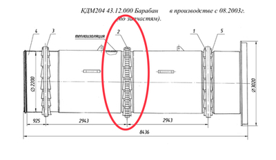 КДМ204 43.12.250 Венец зубчатый