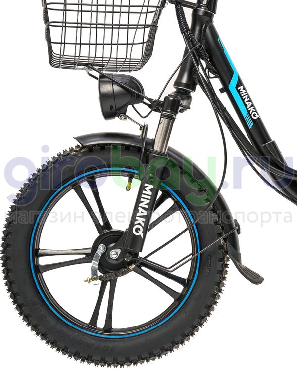 Электровелосипед Minako V.8 PRO Black (60V/13Ah) версия 2026 года