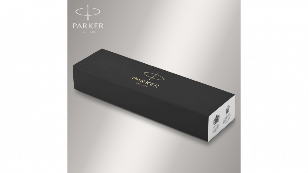 Перьевая ручка Parker IM Mat Black CT, перо: F, цвет чернил: blue, в подарочной упаковке.