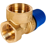 Клапан предохранительный ROMMER - 3/4", сброс 1" (ВР/ВР, Tmax 110°C, 6 бар)