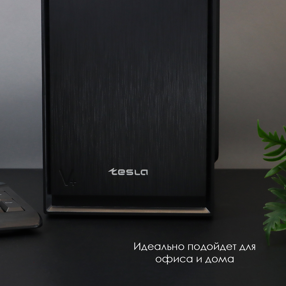Корпус ТЕСЛА (TESLA) 3205BM, Без БП, ATX, чёрный, 2xUSB2 (TSL-3205-BM)