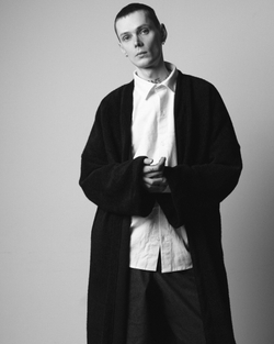 Long Cardigan Robe Black