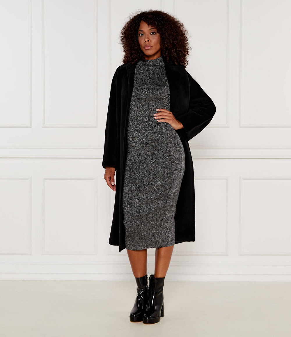 Платье METLIC MOCK Michael Kors - серебряный(MF482KPAFB)