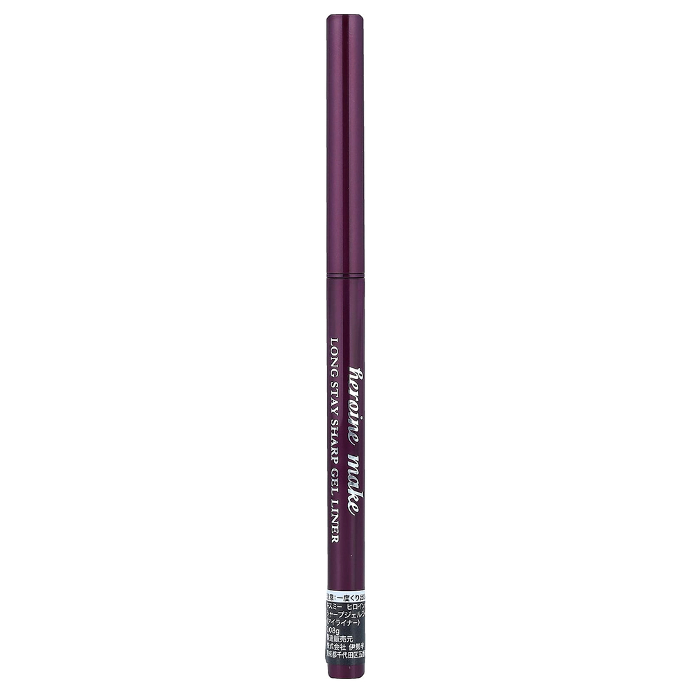 KissMe, Long Stay Sharp Gel Liner, гелевая подводка для волос, оттенок 01 черный, 0,08 г (0,003 унции)