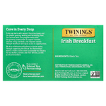 Twinings, Чистый черный чай, ирландский завтрак, 50 чайных пакетиков, 100 г (3,53 унции)