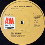 Rick Wakeman ‎– The Six Wives Of Henry VIII (Англия 1973г.)