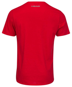 Мужская теннисная футболка Head Club Carl T-Shirt M - red/white