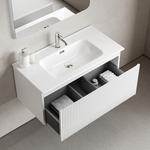 Тумба подвесная Sancos Snob R 1.0 с одним ящиком 890х445х406, Bianco, SNR1.090W, арт. SNR1.090W